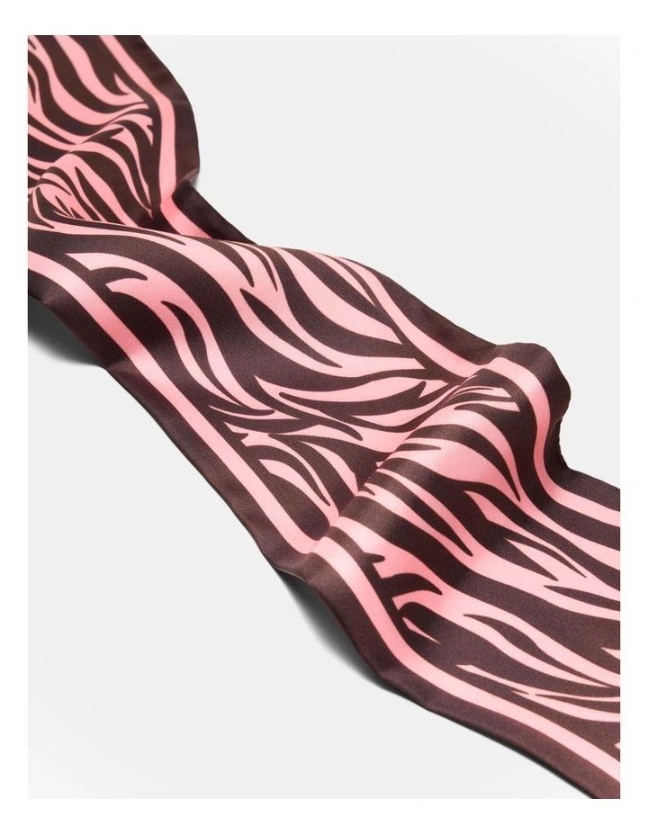 Zeleie Thin Scarf in Multicolour image 3