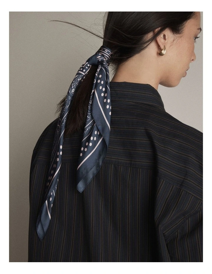 Mim Bandana Scarf in Midnight image 4