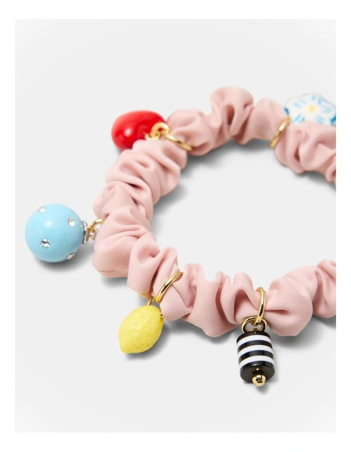 Charm Scrunchie in Petal image 3