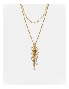 Florin Duo Necklace in Gold