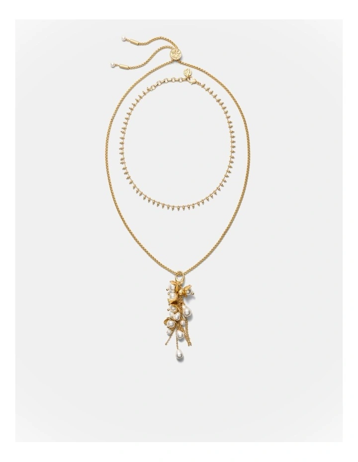 Florin Duo Necklace in Gold image 4