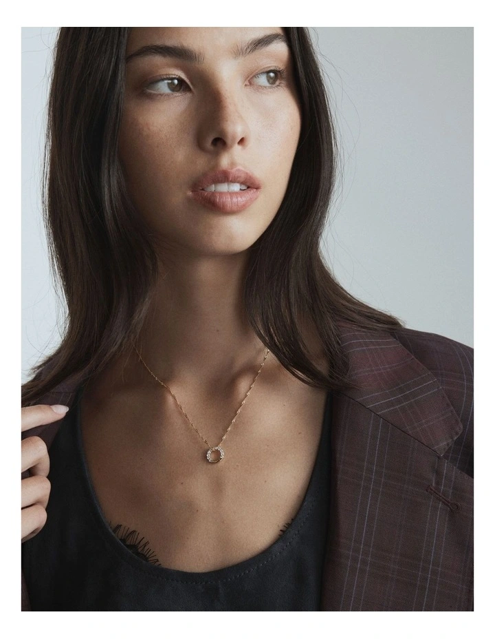 Nimbus Necklace in Gold image 2