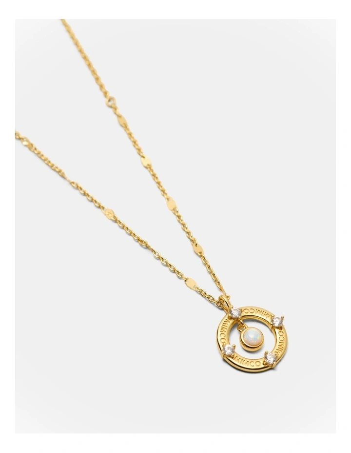 Opalescent Necklace in Gold image 3