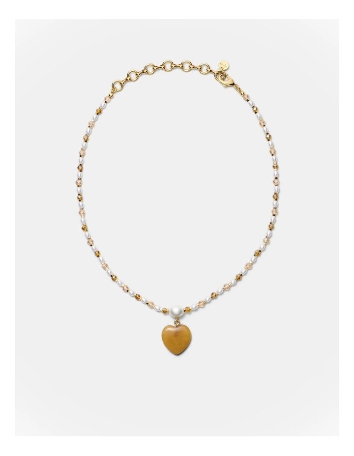 Heart And Seek Necklace in Rust image 4