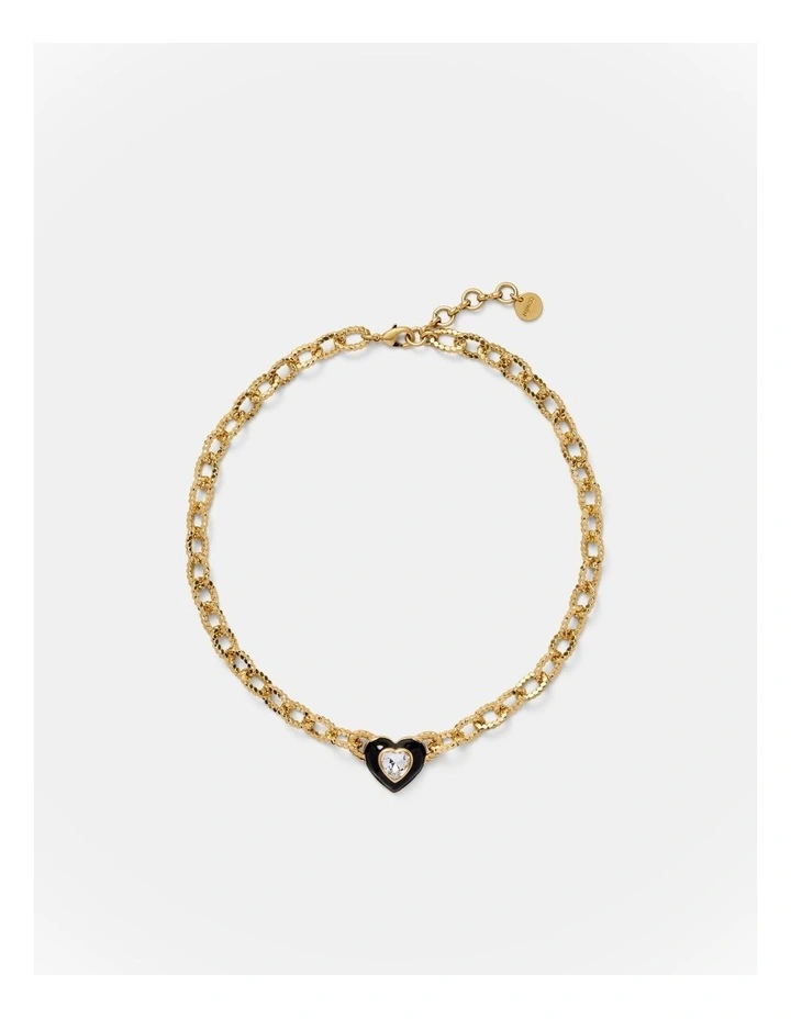 Loreta Necklace in Black image 4