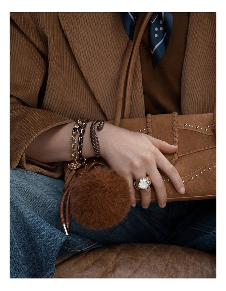 Florin Coin Bracelet in Chocolate image 2