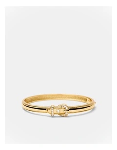 Buckle Up Bangle in Gold