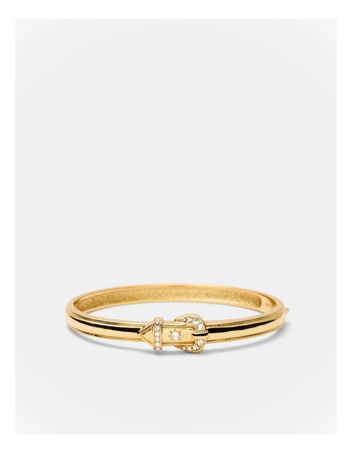 Buckle Up Bangle in Gold image 1