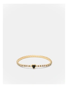 Lover Heart Bracelet in Black