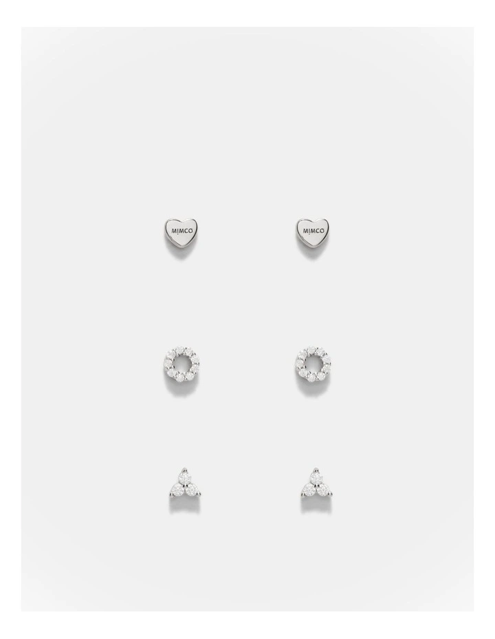 Nimbus Earrings Set in Silver image 1
