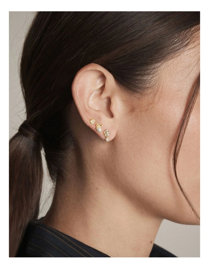 Delight Ear Set in Gold image 2