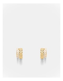 Westlyn Heart Duo Hoop Earrings in Gold