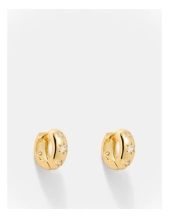 Westlyn Huggie Earrings in Gold