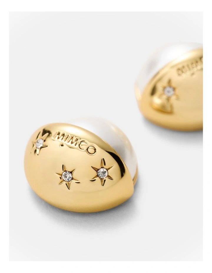 Westlyn Pearl Stud Earrings in Pearl image 3