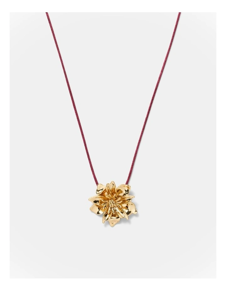 Vienne Cord Necklace in Bordeaux image 1