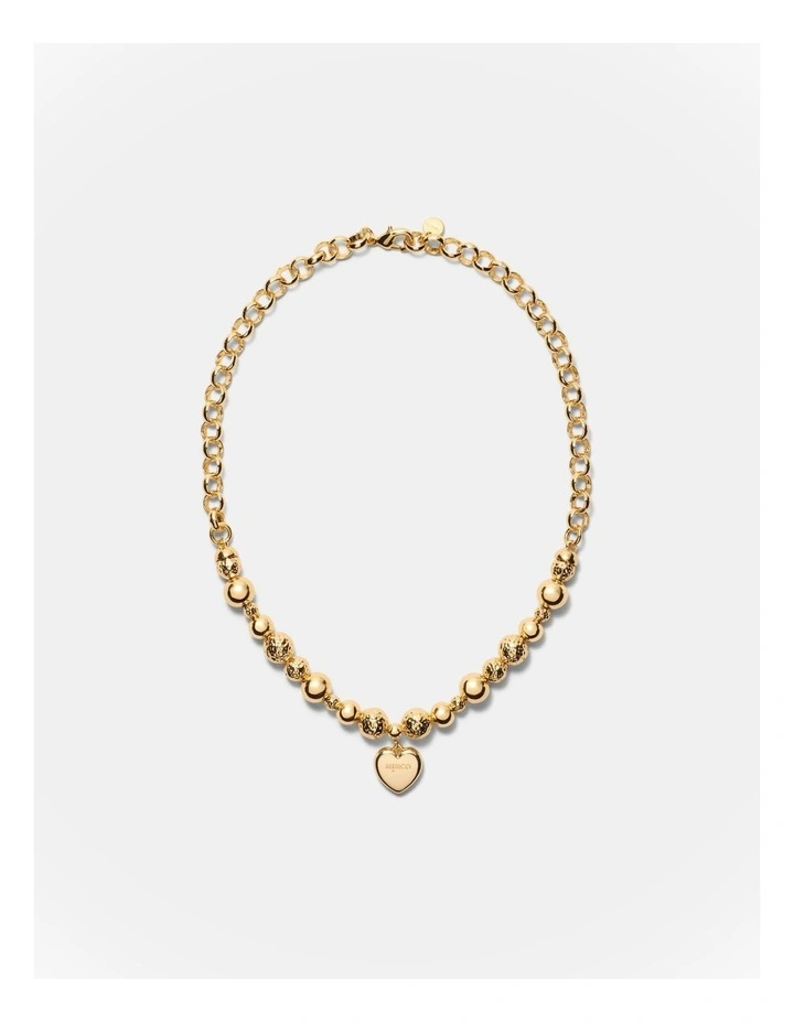 Main Act Necklace in Gold image 4