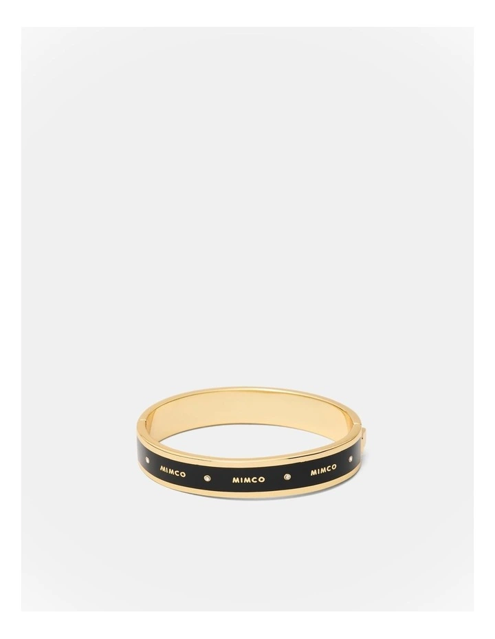 Enamour Wide Bangle in Black image 1