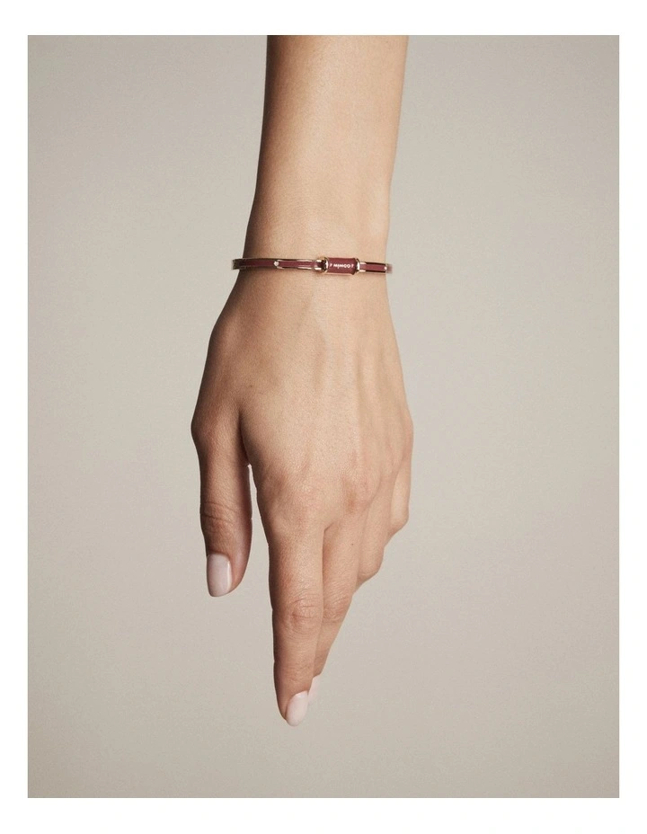 Enamour Bangle in Bordeaux image 2