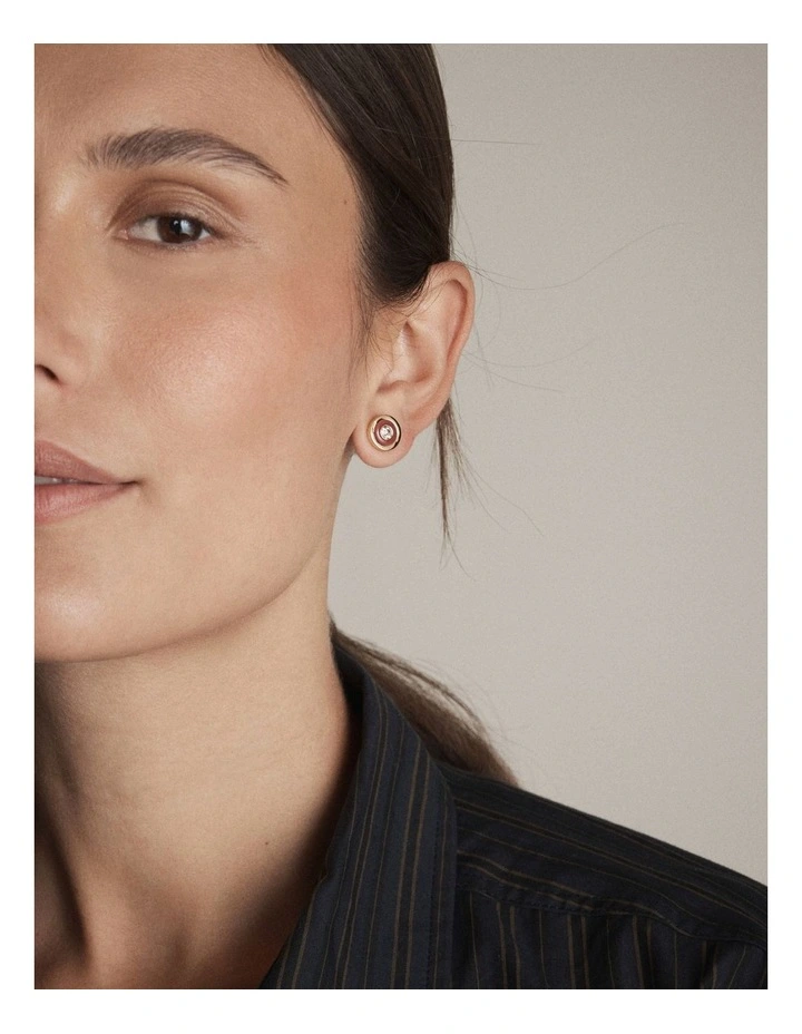 Charmed Stud Earrings in Bordeaux image 4