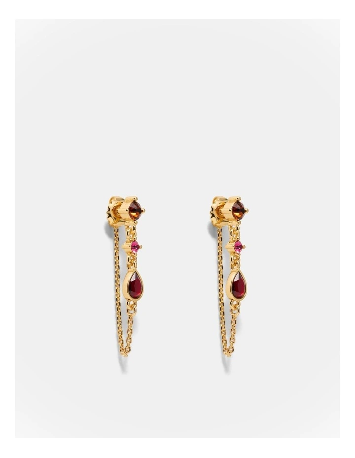 Allurement Earrings in Bordeaux image 1