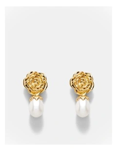 Rosetta Earrings in Gold