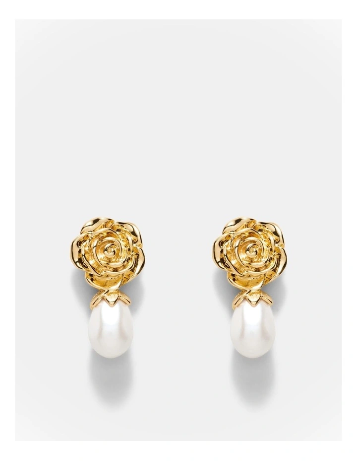 Rosetta Earrings in Gold image 1
