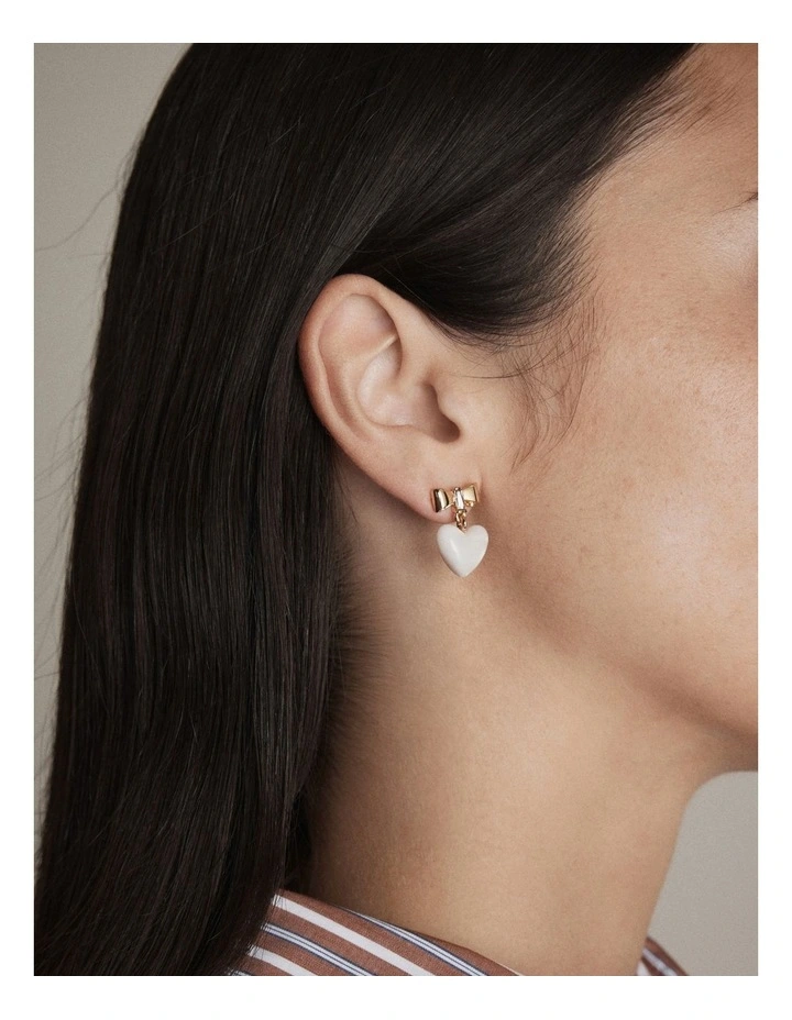 Elandra Earrings in Gold image 2