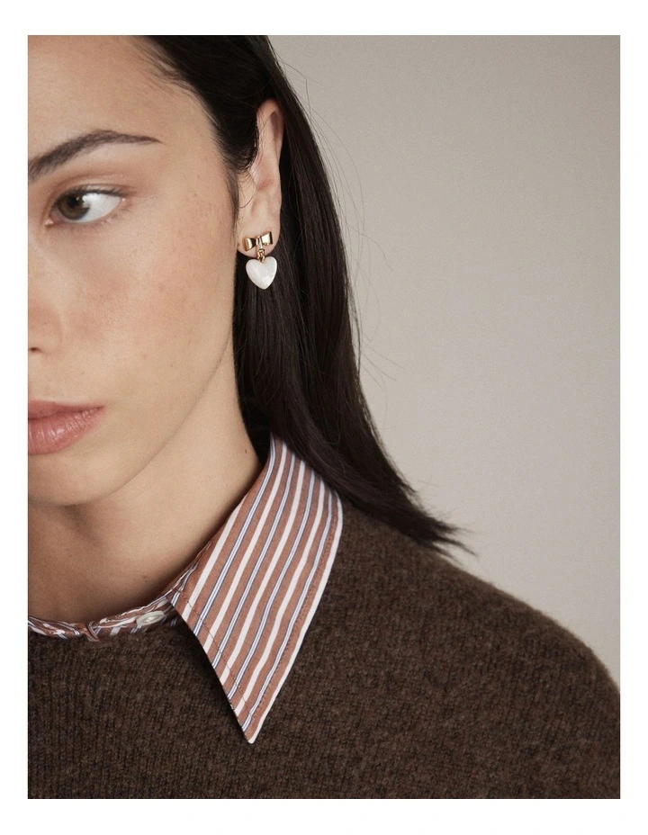 Elandra Earrings in Gold image 4