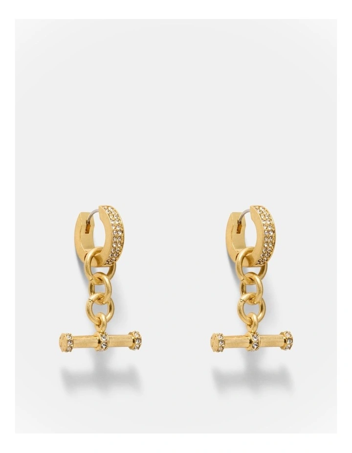 Enduring Hoop Earrings in Gold image 1