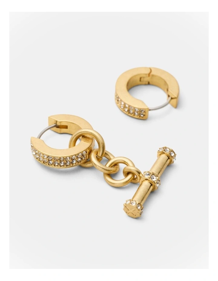 Enduring Hoop Earrings in Gold image 3