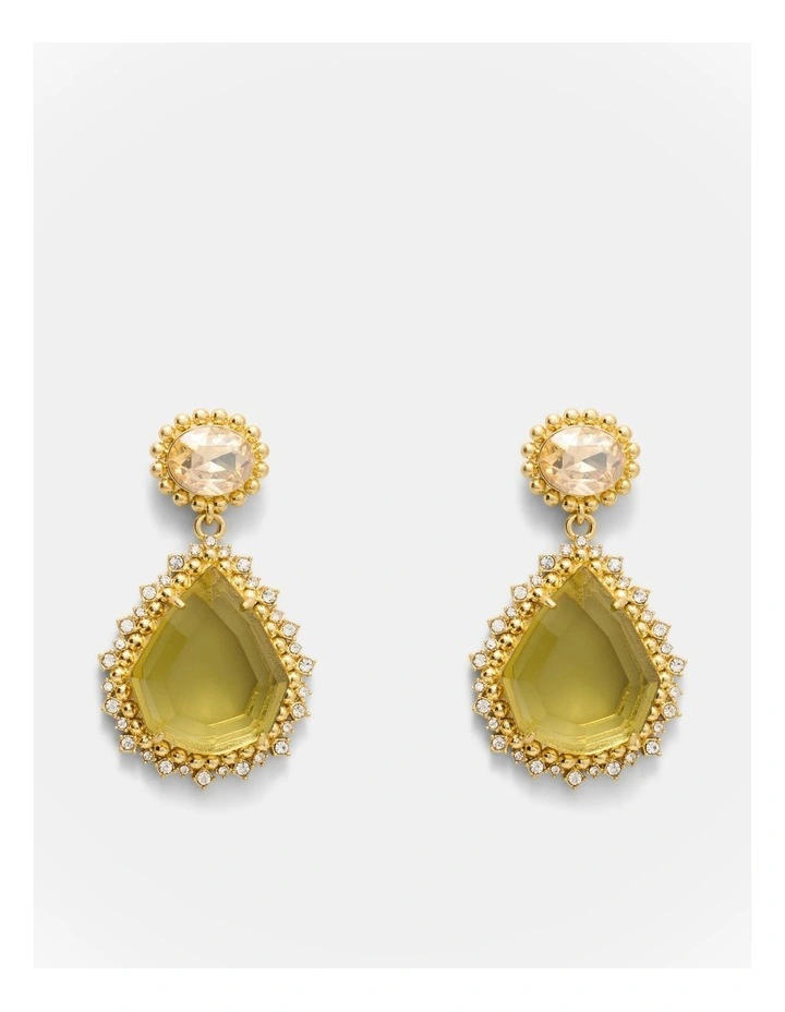 Miralou Earrings in Green image 1