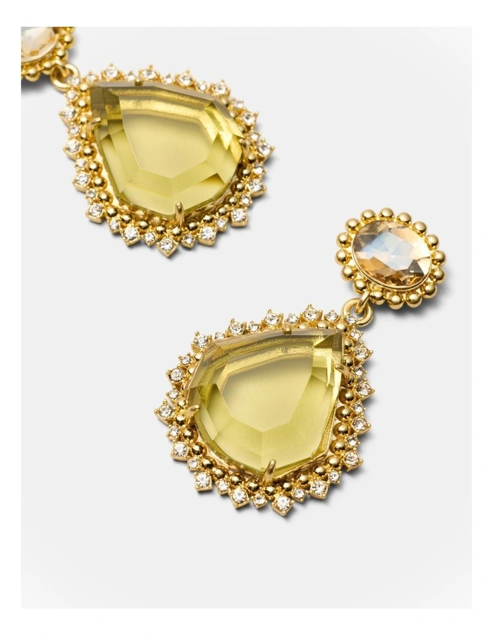 Miralou Earrings in Green image 3