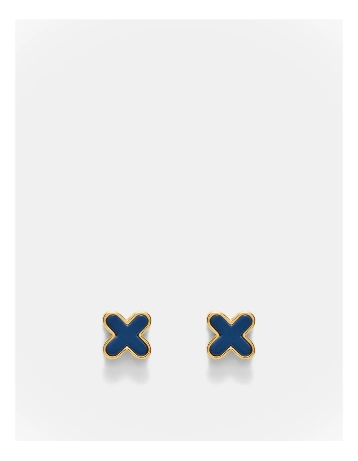 Dreamer Stud Earings in Navy image 1