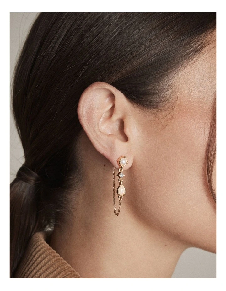 Allurement Earrings in Pearl image 2