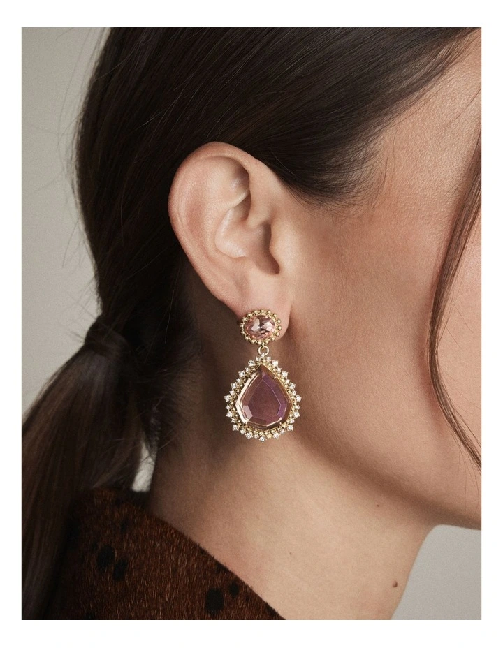 Miralou Earrings in Petal image 2