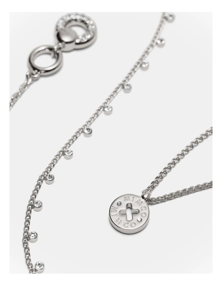 Signatura Trio Necklace in Silver image 3