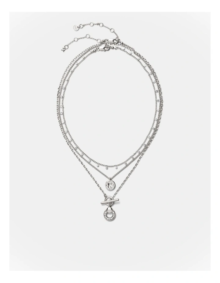 Signatura Trio Necklace in Silver image 4