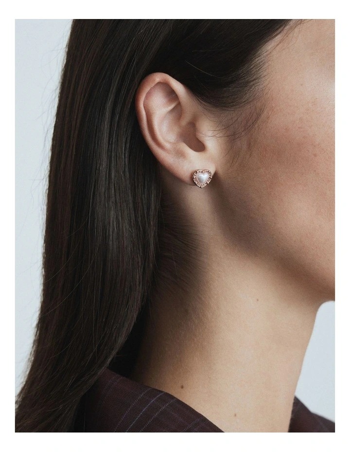 Maybelle Necklace Earrings Set in Rose Gold image 4