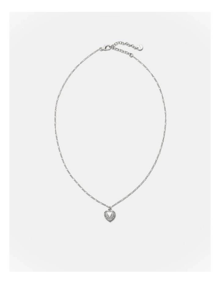 Maybelle Necklace Earrings Set in Silver image 5