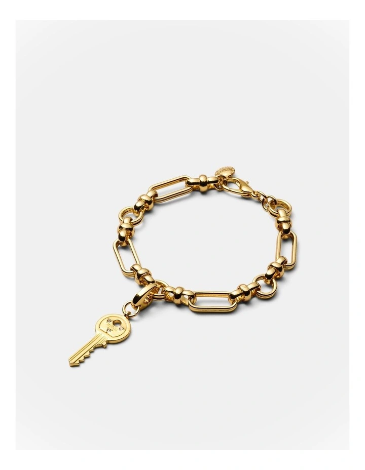Mimco Key Charm in Gold image 3