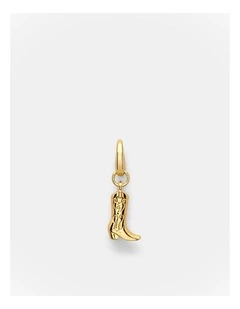 Cowboy Boot Charm in Gold