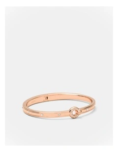 Signatura Bangle in Rose Gold