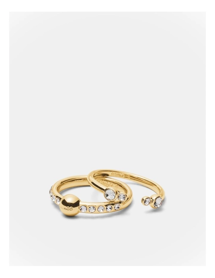 Signatura Ring Set in Gold image 3