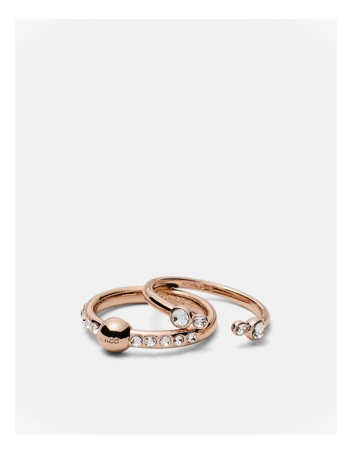 Signatura Ring Set in Rose Gold image 2