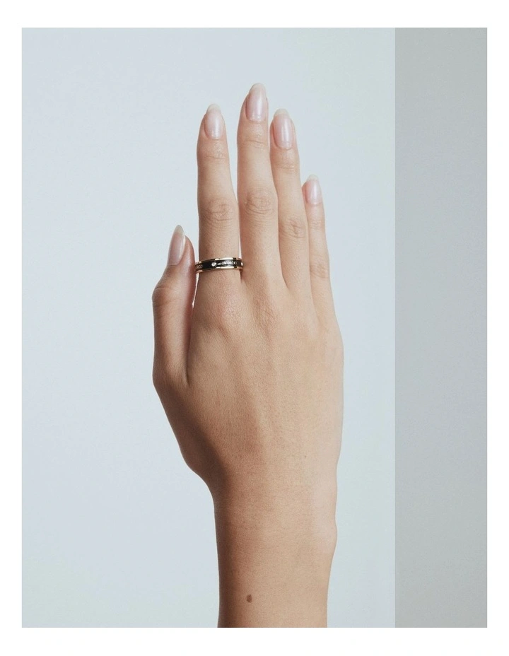 Enamour Ring in Black image 2