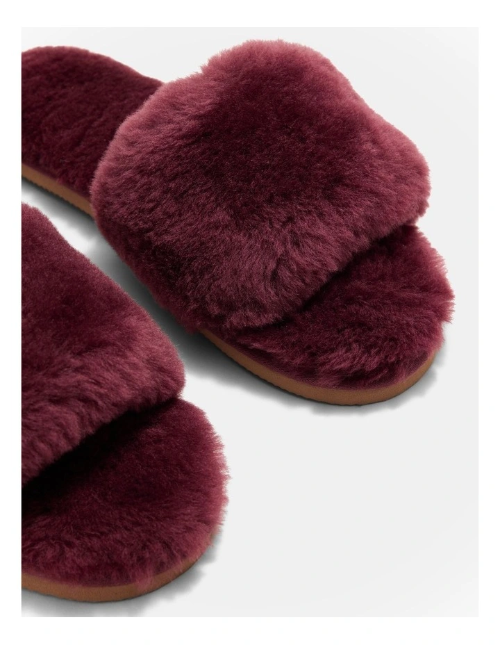 Chronicle Slippers in Merlot image 3