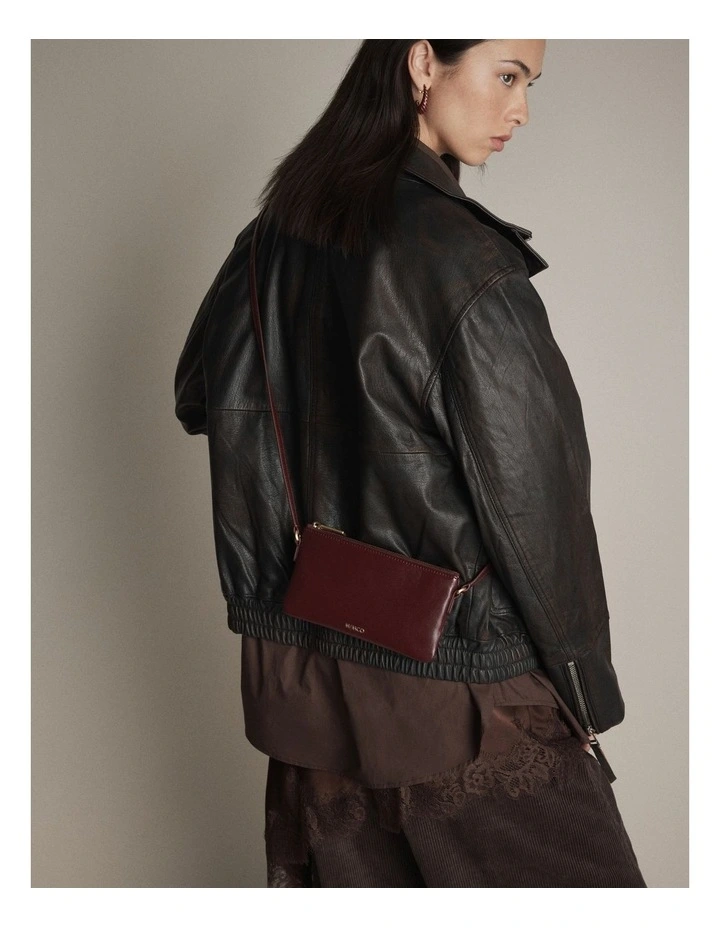 Rhiannon Pouch Crossbody Bag in Merlot image 2