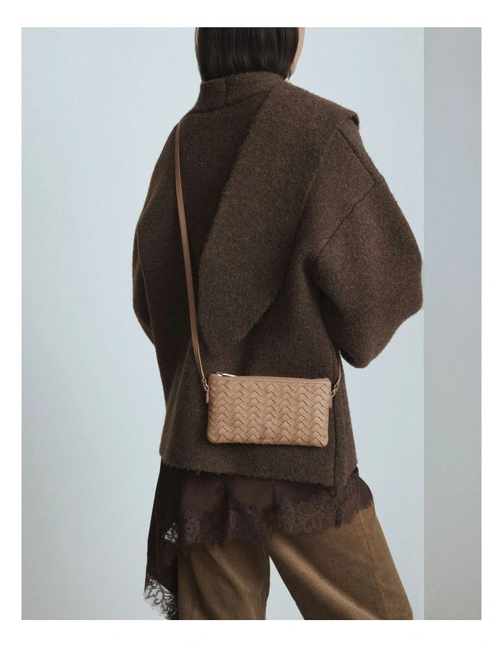 Rhiannon Pouch Crossbody Bag in Caramel image 2