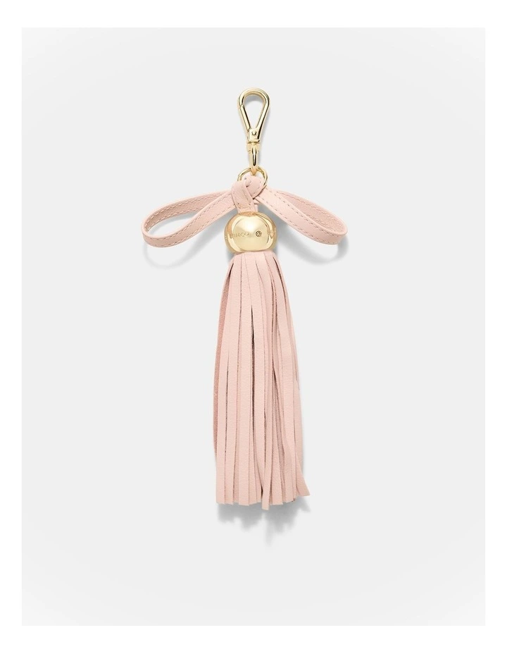 Luxe Tassel Bag Charm in Petal image 1