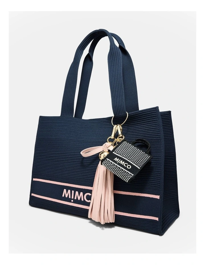 Luxe Tassel Bag Charm in Petal image 2